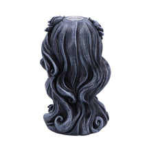 Load image into Gallery viewer, Gothic Backflow Incense Burner Day of the Dead Lady Skull Holder Halloween Art
