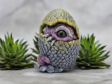 Charger l&#39;image dans la galerie, Enchanted Dragon Egg with LED Eye - Fantasy Decor - Resin Art Sculpture-OsirisTradingUK
