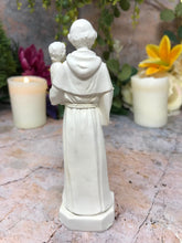 Load image into Gallery viewer, St Anthony with Baby Jesus Statue Religious Ornament Sculpture Catholic Figure
