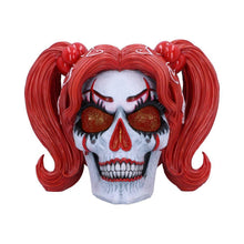 Load image into Gallery viewer, Clown Doll Skull Ornament Gothic Fantasy Horror statue Spooky Halloween Decor
