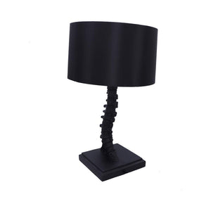 Gothic Vertebrae Table Lamp Spine Light with Shade Halloween Horror Decor
