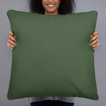 Load image into Gallery viewer, Royal Hare Woodland Inspired Cushion - Decorative Throw Pillow with Hare Bust in Nature
