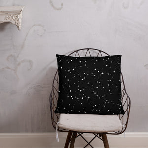 Magical World Inspired Cushion | Enchanted Black Cat, Owl & Ouija Board Design | Witchy Home Decor | Mystical Gothic Pillow
