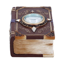 Load image into Gallery viewer, Spell Book Trinket Box Gothic Wiccan Witchcraft Jewellery Keepsake Ornament
