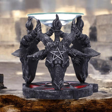 Laden Sie das Bild in den Galerie-Viewer, Witchcraft Ritual Oil Burner - Baphomet Gothic Altar Decor Occult Ornament
