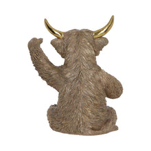 Laden Sie das Bild in den Galerie-Viewer, Highland Cow Wine Holder Bottle Rack Farmhouse Bar Decor Novelty Gift Display
