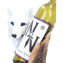 Laden Sie das Bild in den Galerie-Viewer, Wolf Head Wine Holder Fantasy Gothic Home Decor Animal Sculpture Wine Rack

