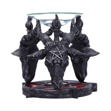 Laden Sie das Bild in den Galerie-Viewer, Witchcraft Ritual Oil Burner - Baphomet Gothic Altar Decor Occult Ornament
