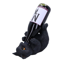 Load image into Gallery viewer, Gothic Cat Guzzler Wine Holder Figurine Halloween Decor Quirky Ornament Gift
