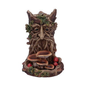 Tree Spirit Backflow Incense Burner Mystical Green Man Ornament Fantasy Figurine