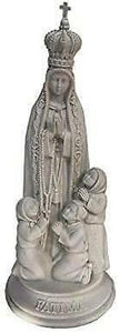 Osiris Trading UK Blessed Virgin Mary Our Lady of Fatima Statue Ornament Resin Figurine Religious Sculpture-OsirisTradingUK