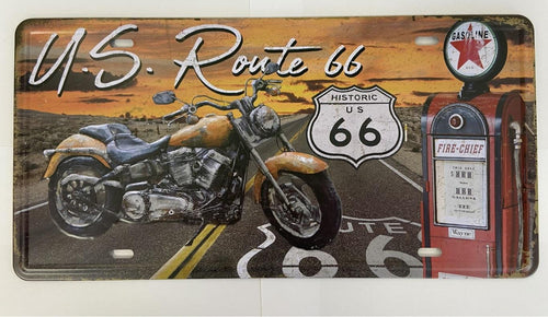 Vintage American Motorbike Metal Sign - Rustic Decor for Motorcycle Enthusiasts Man Cave Garage Shed Wall Decor-OsirisTradingUK