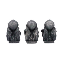 Load image into Gallery viewer, Nemesis Now Three Wise Cthulhu Gothic Figurines Fantasy Lovecraft Inspired Gift
