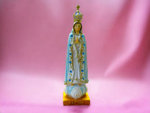 Load image into Gallery viewer, Resin Our Lady of Fatima Statue - 10cm Blessed Virgin Mary Figurine, Spiritual Decor, Religious Gift, Christian Ornament
