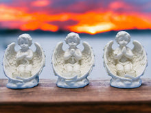Load image into Gallery viewer, Divine Elegance Angel Cherubs Trio - Resin Crafted Candle Holders for Serene Home Decor, Spiritual Ambiance, and Thoughtful Gifting
