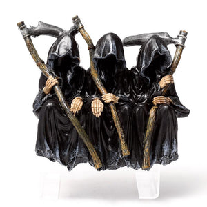 Gothic Reapers Shelf Sitters Figurine Skeleton Halloween Fantasy Art Ornament