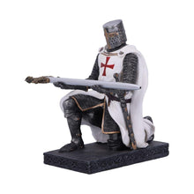 Load image into Gallery viewer, Medieval Knight Pen Holder | Templar Crusader Design | Unique Office Desk Accessory | Gothic Gift Idea
