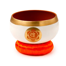 Laden Sie das Bild in den Galerie-Viewer, Chakra Healing Singing Bowl – Orange Sound Bowl for Meditation &amp; Relaxation
