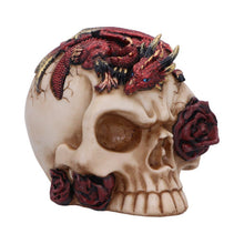 Load image into Gallery viewer, Gothic Fantasy Dragon &amp; Skull Statue Mythical Creature Ornament Romantic Decor

