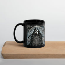 Load image into Gallery viewer, Enchanting Lillith Gothic Mug - 11oz Black Ceramic - Mystical Witchcraft Art - Perfect Gothic Gift
