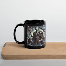 Load image into Gallery viewer, Norse Mythology Odin Mug - Detailed Odin Design - Viking God Allfather Mug - Nordic Warrior Coffee Cup - 11 oz Ceramic Mug
