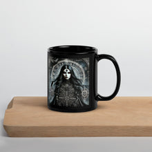 Load image into Gallery viewer, Enchanting Lillith Gothic Mug - 11oz Black Ceramic - Mystical Witchcraft Art - Perfect Gothic Gift
