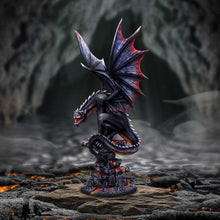 Load image into Gallery viewer, Large Hand-Painted Dragon Figurine - Mythical Resin Sculpture with Detachable Wings
