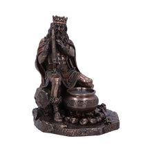 Load image into Gallery viewer, Dagda Tuatha Dé Danann Celtic God Figurine  Irish Myth Bronze Pagan Statue Art
