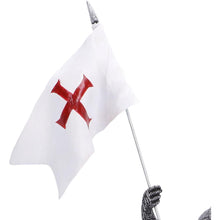 Laden Sie das Bild in den Galerie-Viewer, Templar Knight Statue 31.6cm Medieval Crusader Figurine Historical Ornament
