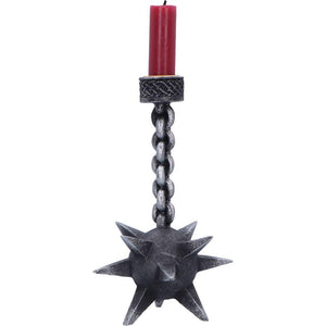 Gothic Horror Candle Holder Meteor Mace Fantasy Medieval Halloween Ornament