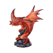Load image into Gallery viewer, Gothic Fire Dragon Anne Stokes Fantasy Mythical Figurine Age of Dragons Statue
