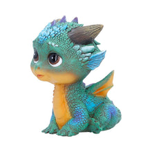 Load image into Gallery viewer, Blaze Mini Dragon Statue Cute Baby Fantasy Figurine Ornament  Mythical Decor
