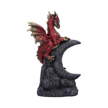Load image into Gallery viewer, Crescent Moon Dragon Statue Fantasy Figurine Gothic Mythical Creature Art Decor
