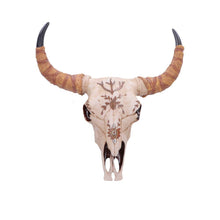 Load image into Gallery viewer, Bison Skull Ornament Western Wall Decor Rustic Boho Sculpture Tribal Display
