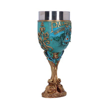 Load image into Gallery viewer, All Seeing Eye Palmistry Chalice Fortune Teller Gothic Altar Goblet Occult  Decor
