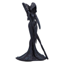 Load image into Gallery viewer, Femme Fatale Reaper Statue Gothic Hooded Female Scythe Dark Angel Ornament Fantasy Decor
