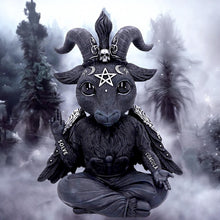 Load image into Gallery viewer, Baphomet Figurine Occult Goat Statue Gothic Fantasy Altar Ornament Wiccan Figurine
