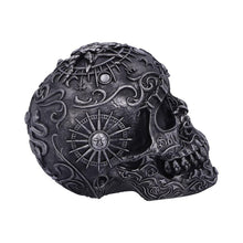 Laden Sie das Bild in den Galerie-Viewer, Gothic Baphomet Skull Figurine | Occult Witchcraft Altar Ornament | Mystical Decor Statue 19.5cm
