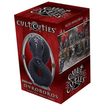 Load image into Gallery viewer, Mystical Ouroboros Figurine Snake Decor Occult Cult Cuties Serpent Sculpture Art
