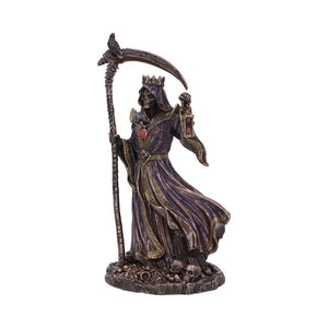Dark Fantasy Skeleton King Reaper Figurine Gothic Horror macabre ornament Art