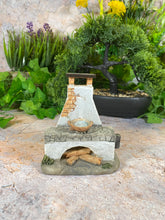 Load image into Gallery viewer, Spanish Outdoor Kitchen Figurine | LED Lit Décor | Rustic Mediterranean Scene | Homely Miniature | 11x10cm-OsirisTradingUK
