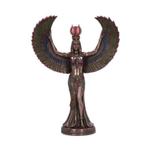 Load image into Gallery viewer, Isis Goddess Figurine Egyptian Magic Wisdom Motherhood Statue Winged decor
