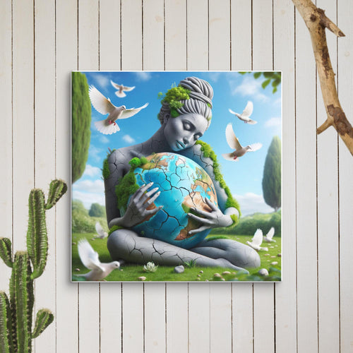 Enchanting Mother Earth Wall Canvas - 12