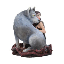 Laden Sie das Bild in den Galerie-Viewer, Wolf Guardian Woman Figurine Anne Stokes Fantasy Art Gothic Pagan Wicca Resin Collectible
