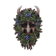 Load image into Gallery viewer, Mystical Tree Spirit Plaque Nature Woodland Horned Tree Spirit Pagan Wall Art
