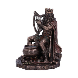 Dagda Tuatha Dé Danann Celtic God Figurine  Irish Myth Bronze Pagan Statue Art