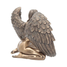 Charger l&#39;image dans la galerie, Bronze Angel Nude Figurine Gothic Fallen Angel Statue Sensual Winged Sculpture
