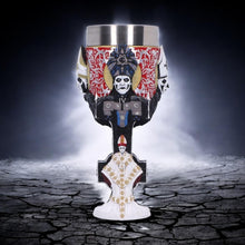 Load image into Gallery viewer, Ghost Papa Emeritus IV Goblet Occult Band Inspired Chalice Gothic Decor Heavy Metal Drinkware
