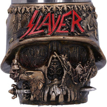 Load image into Gallery viewer, Licensed Slayer Skull Logo Shot Glass Heavy Metal Collectible Rock Band Merch
