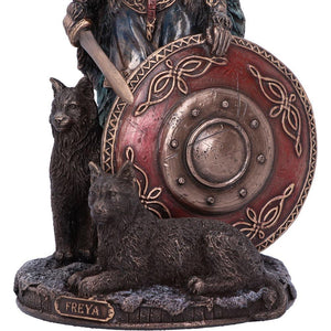 Freya Goddess Figurine Norse Warrior Deity Statue Pagan Mythology Love & War